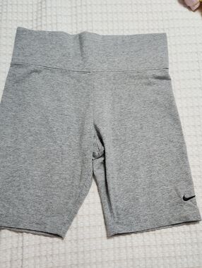 Nike Kids' Gray Athletic Bike Shorts